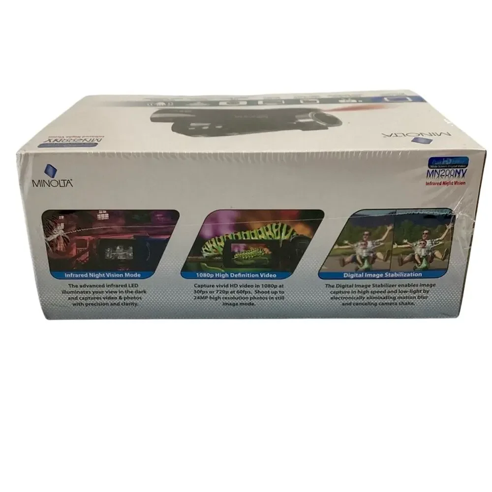 Minolta 1080p Full HD IR Night Vision Wi-Fi Camcorder